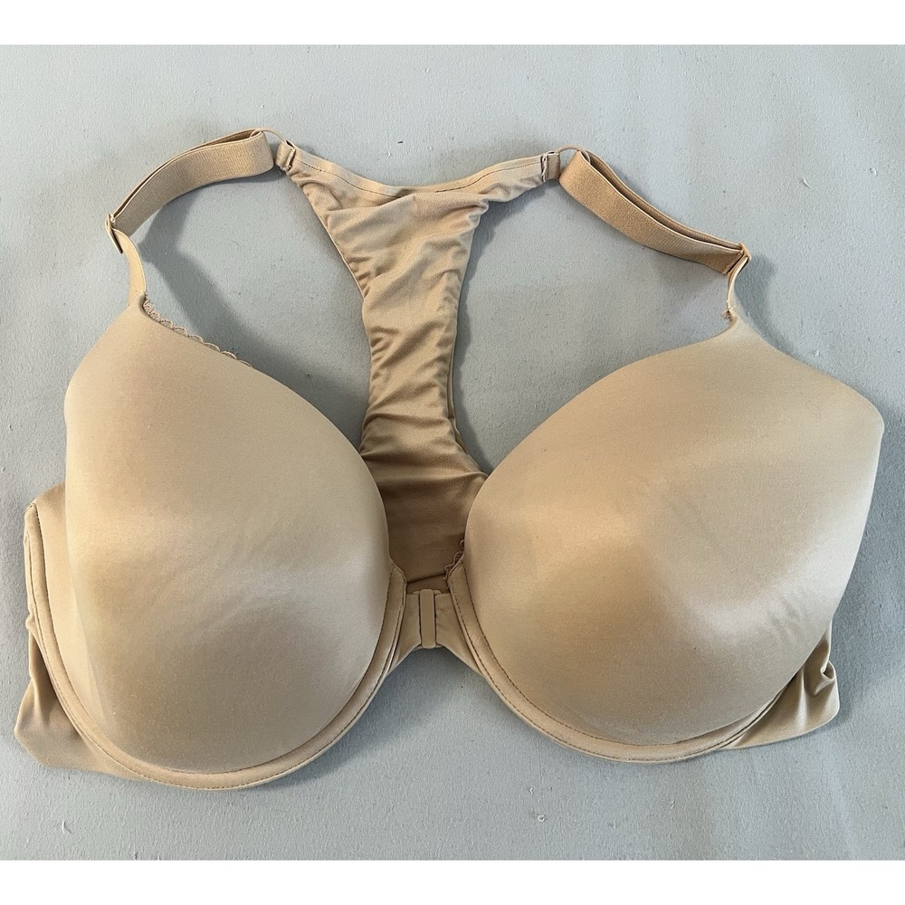 victoria secret‎ bra Sz 38DDD Women's Tan Close front